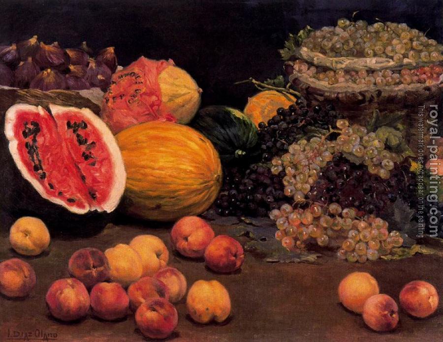 Ignacio Diaz Olano : Bodegon de frutas